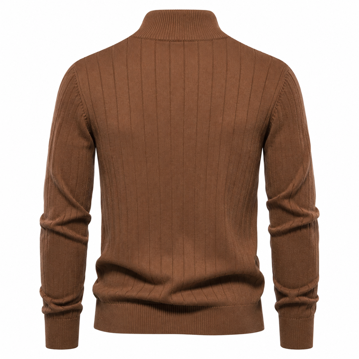 OUTLET™ Premium Ribbed Quarter-Zip Sweater